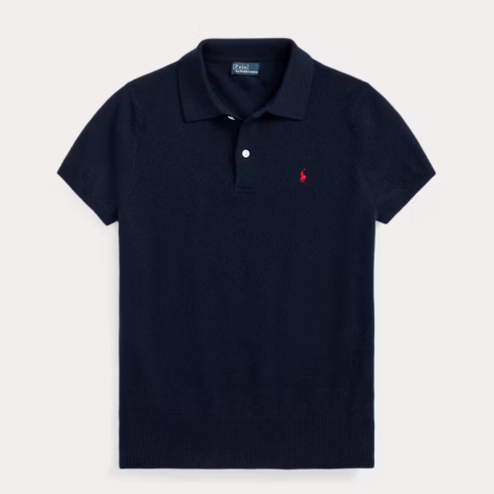 Slim Fit Cashmere Polo Shirt